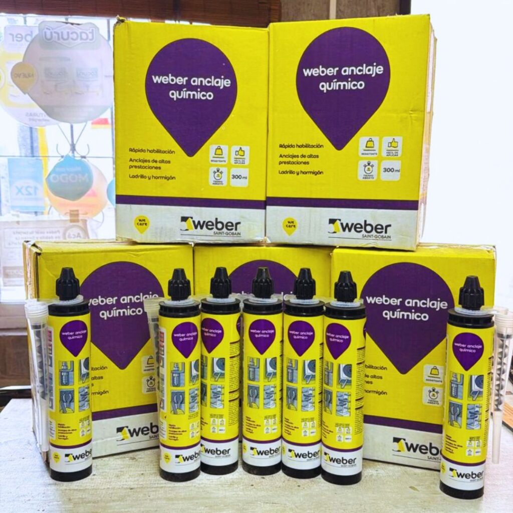 Weber Anclaje Químico en oferta - Materiales Bamboo